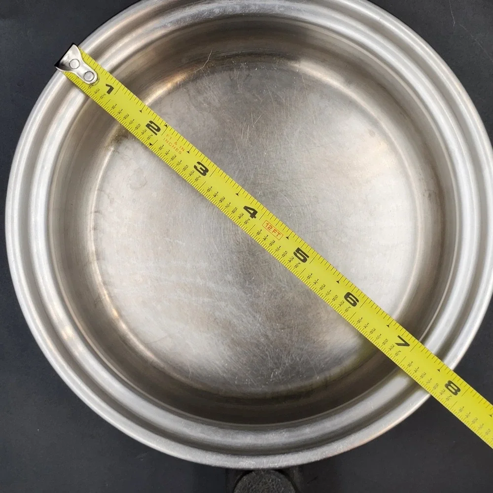 VTG Ekco Ultraease II 7-Ply 304+ Titanium Stainless Steel Saucepan No Lid 7